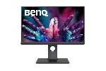 BenQ PD2705U, 27" IPS LED, 5ms, 3840x2160 4K UHD, Designer Monitor, AQCOLOR, 100% sRGB, HDR10, B.I., LBL, KVM Switch, ICCsync, CAD/CAM, DualView, 1000:1, 300 cd/m2, HDMI, DP, USB Type-C(Power 65W, DP alt), Speak.2x2W, Height Adj., Swivel, Tilt, Gray