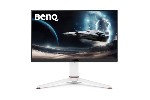 BenQ MOBIUZ EX271U, 27", 4K UHD, IPS, 1ms GtG, 165Hz, 120Hz for Console with eARC, Color Shuttle, FreeSync Premium, B.I.+ Gen2, HDRi and HDR400, Quickit, 1200:1, 95% P3, 400 nits, USB-C (DP alt. PD 65W), USB Hub, HDMI 2.1, DP, Height Adj. 100mm, White
