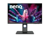 BenQ PD2705U, 27" IPS LED, 5ms, 3840x2160 4K UHD, Designer Monitor, AQCOLOR, 100% sRGB, HDR10, B.I., LBL, KVM Switch, ICCsync, CAD/CAM, DualView, 1000:1, 300 cd/m2, HDMI, DP, USB Type-C(Power 65W, DP alt), Speak.2x2W, Height Adj., Swivel, Tilt, Gray