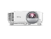 BenQ MX825STH, Short Throw, 81"@1m, XGA 1024X768, 3500 AL, 20000:1, VGA, RCA, S-Video, 2xHDMI, Audio In/Out, Speaker 10W, USB (Type A) x1, LAN (RJ45) x1, 2.6 Kg, IEC62368, Optional interactive kit(PW02/PT12)